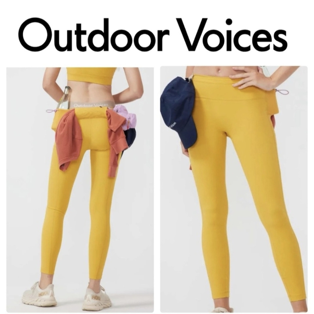 Outdoor Voices Mustard Yellow Leggings